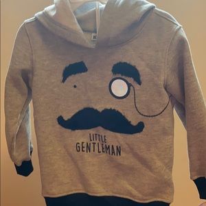 Grey and black hoodie sweatsuit set